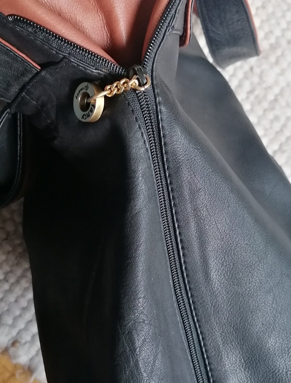 Leder Shopper 'fancy' neuwertig