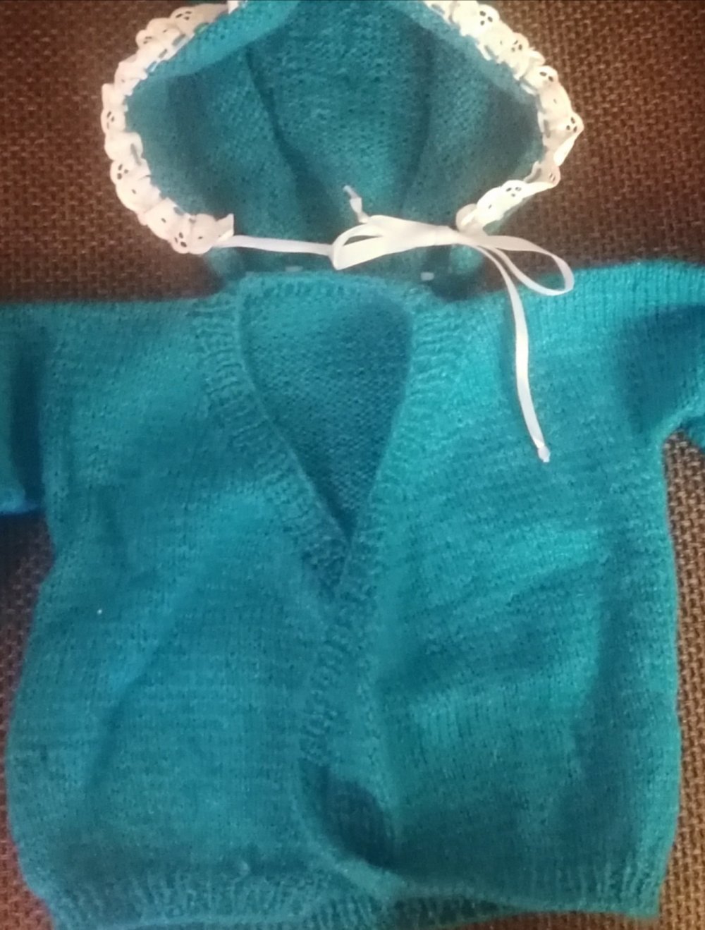 Handarbeit Jacke und Mütze vintage