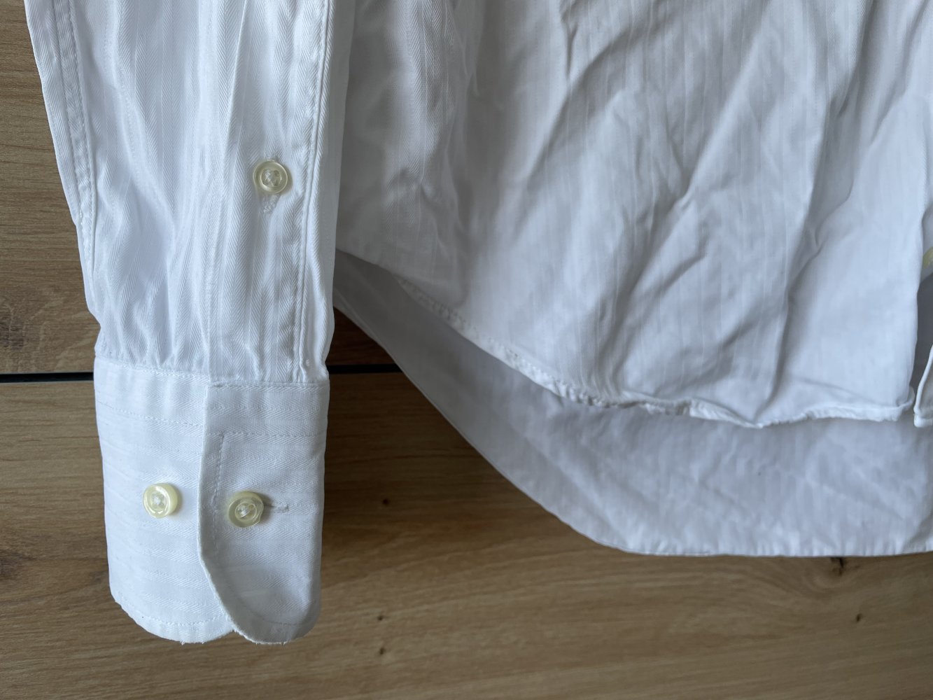 Herren Hemd - Langarm - Zara Man - 42 - weiß