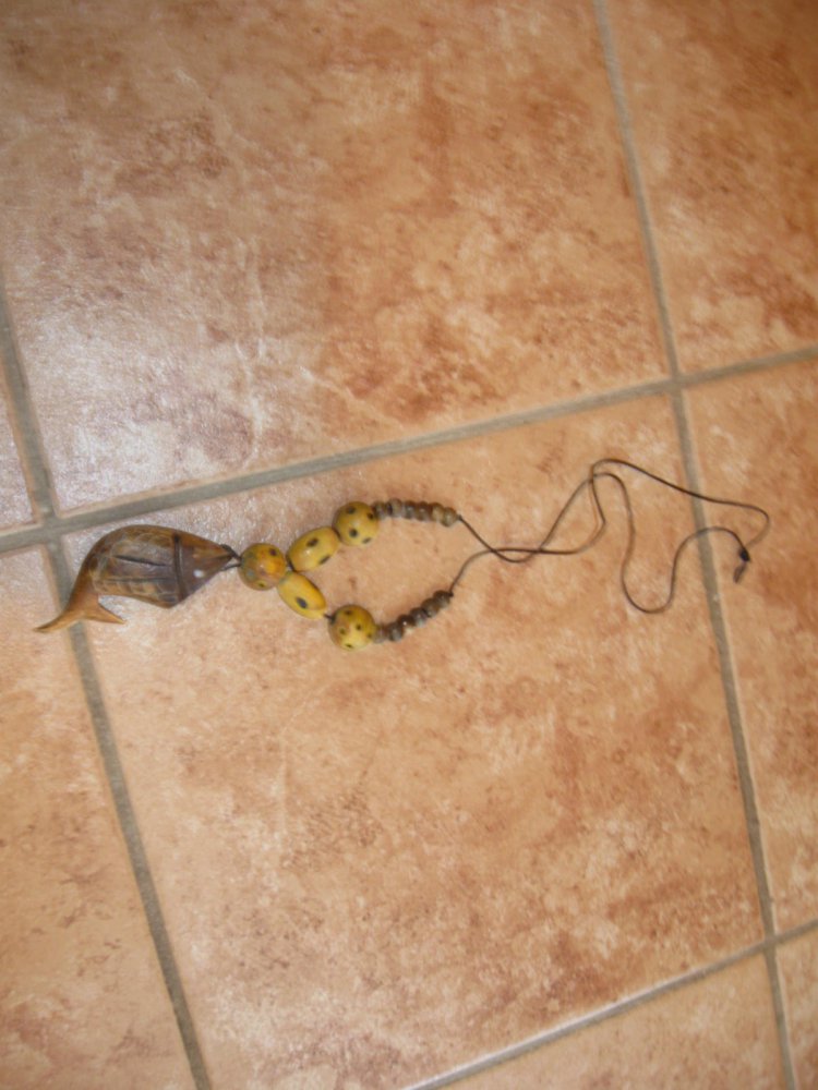 *** Neue ~ Kordel ~ Holz ~ Kette ~ Fisch ***