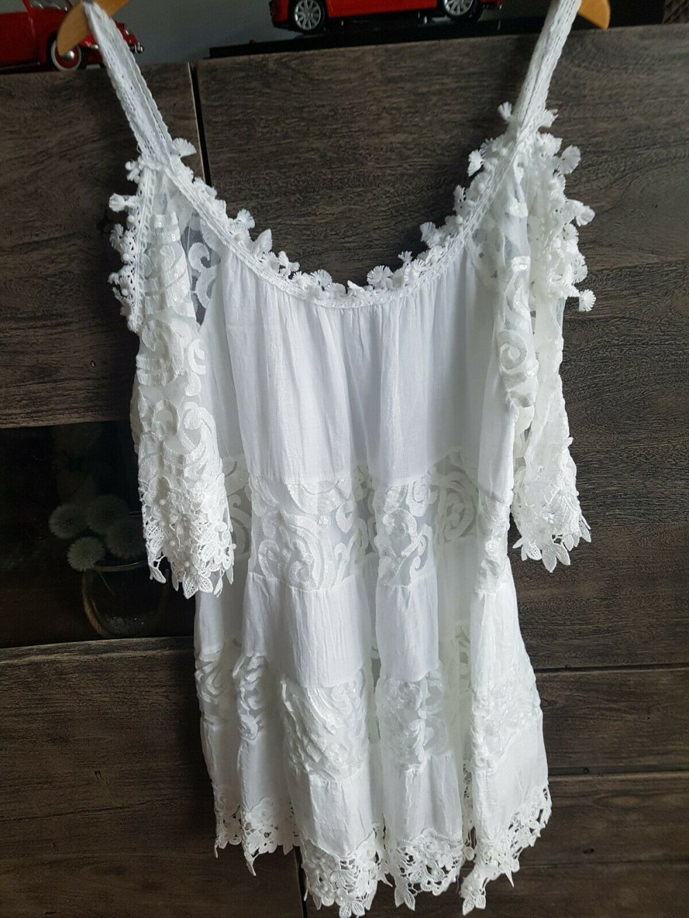 *** Neu ~ Minikleid ~ Bluse ~ Tunika ~ Spitze ~ Ausgefallen ***