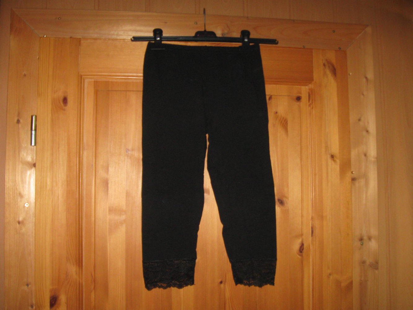*** 3/4 Leggings mit Spitze ***