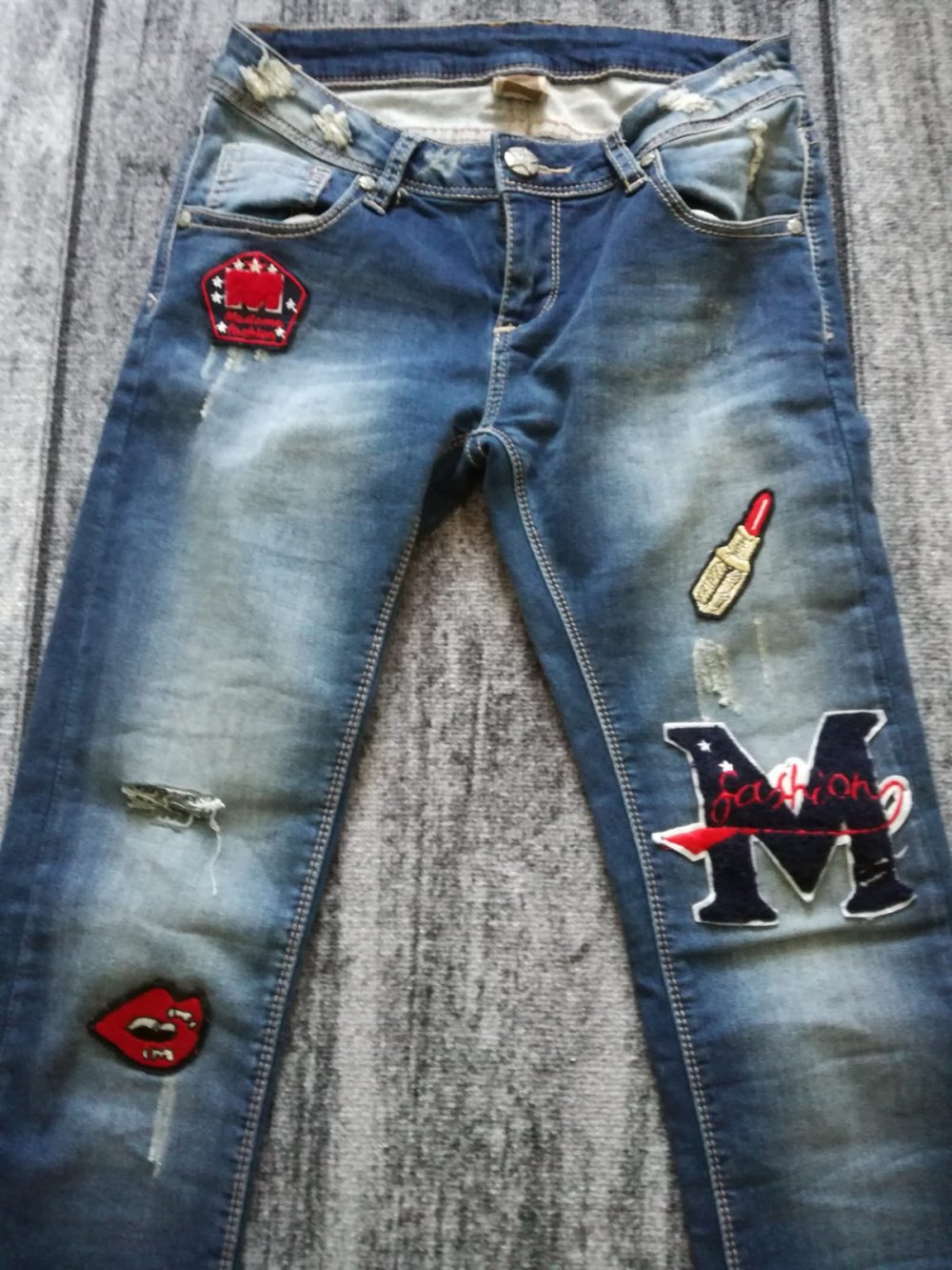 *** Neue ~ Stretch Jeans ~ Irre Details ***