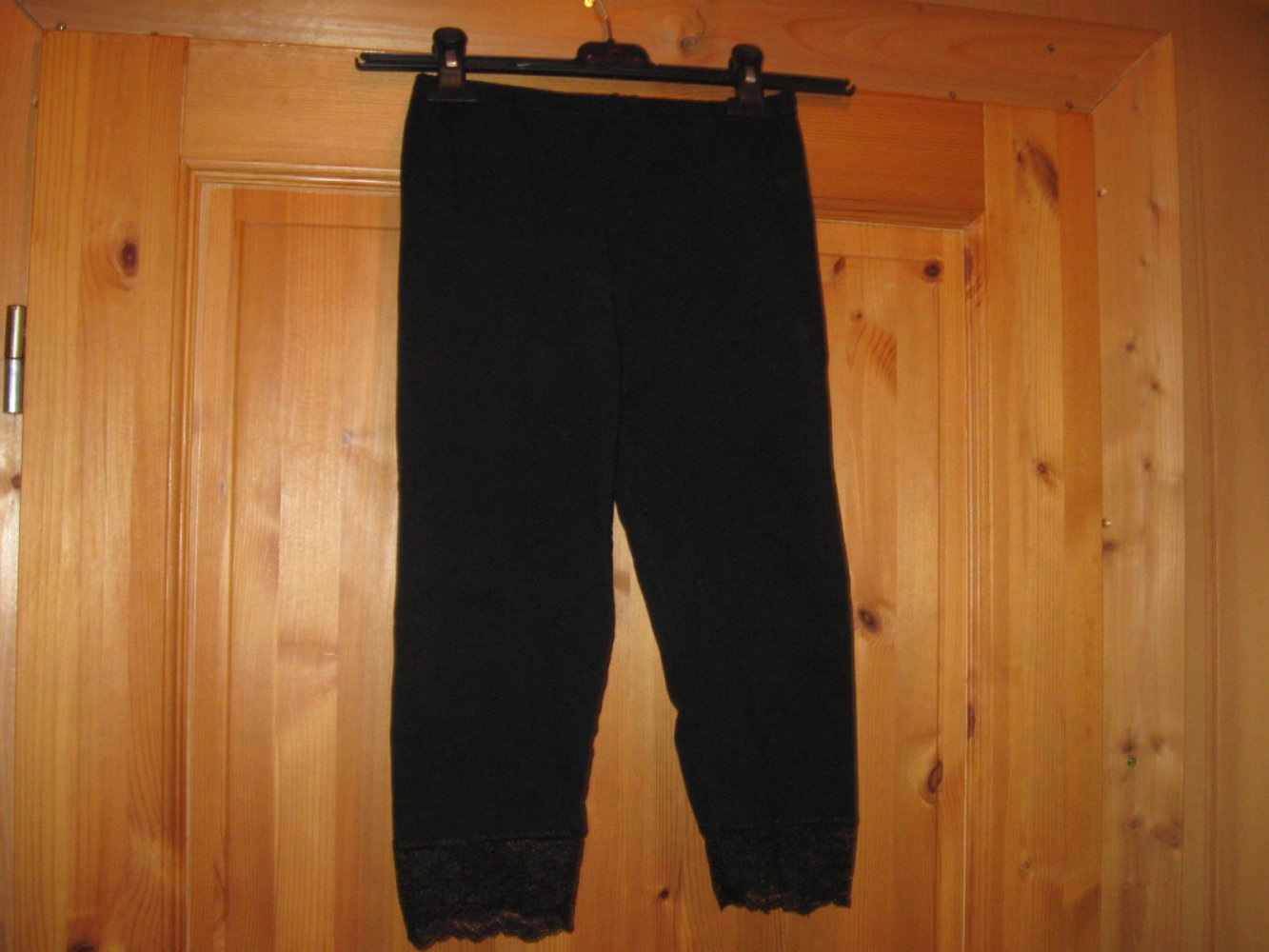 *** 3/4 Leggings mit Spitze ***