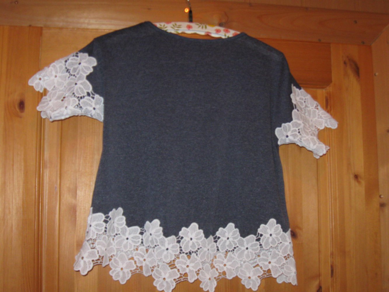 *** Mega ~ Süss ~ Kurz ~ Shirt ~ Spitze ***
