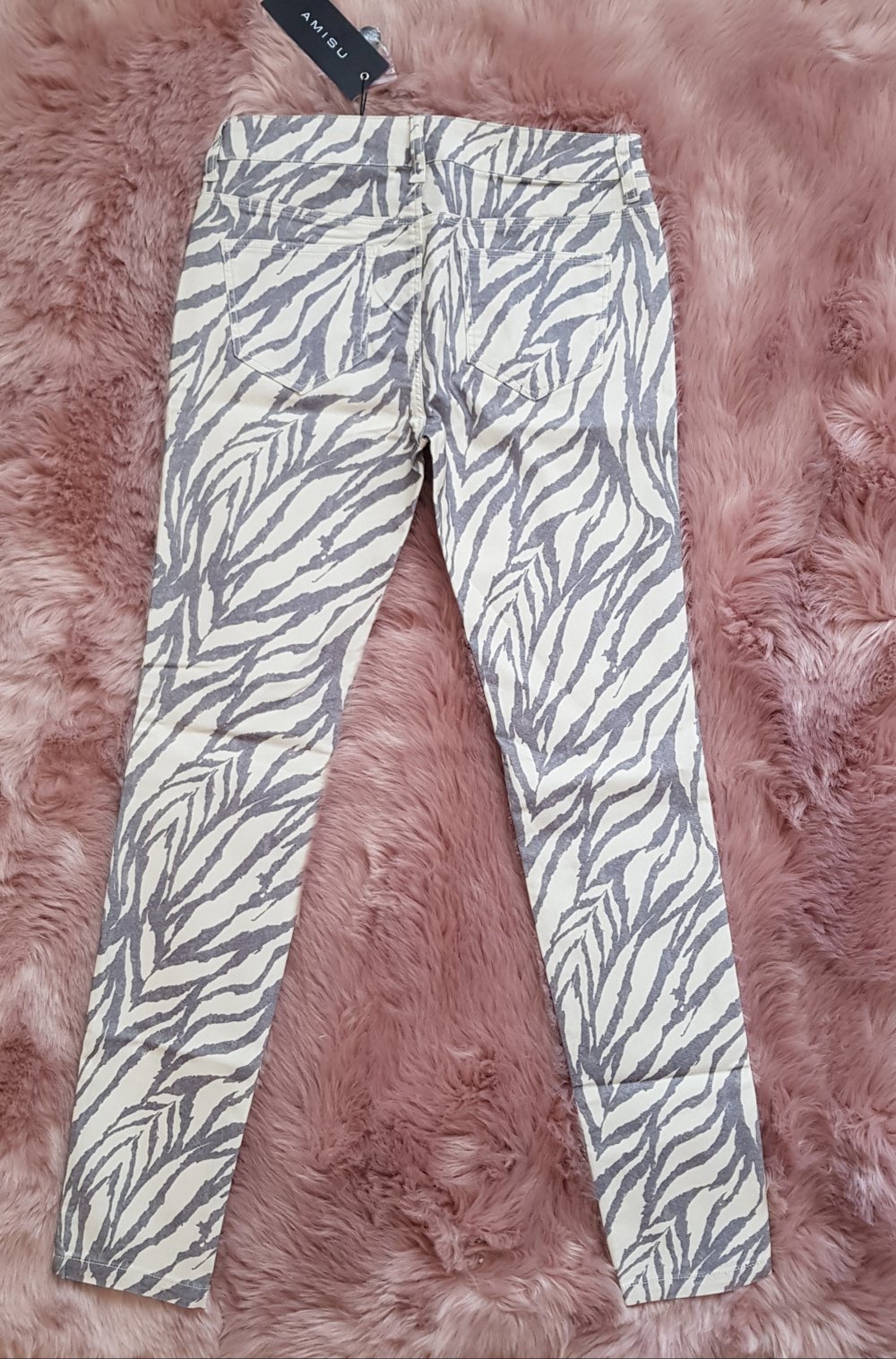 Neu mit Etikett! Hose mit Zebramuster, Animal Print.