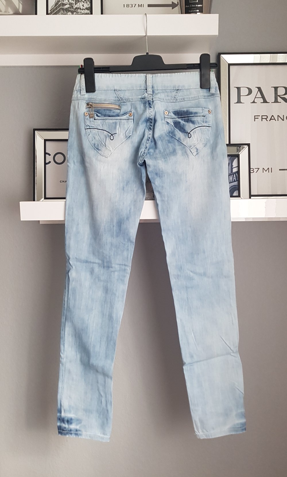 Jeanshose hellblau