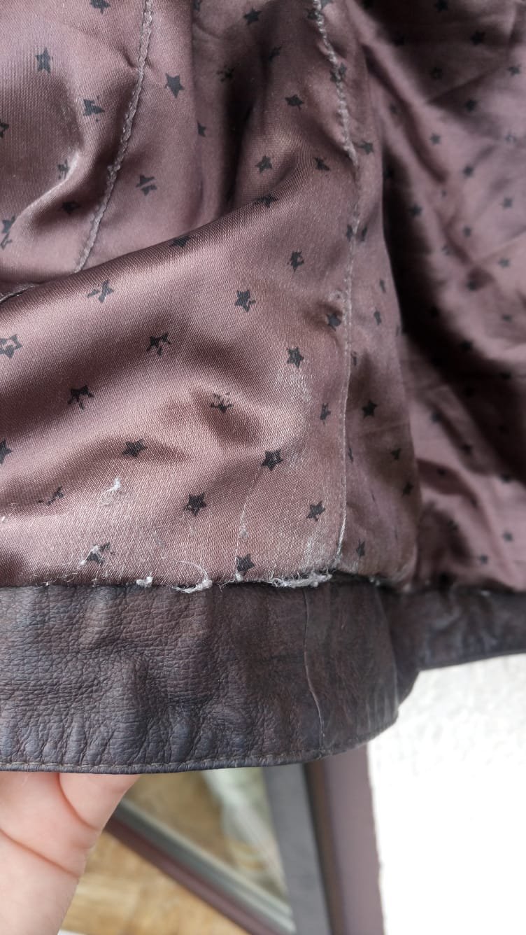 Jacke im Bikerstil