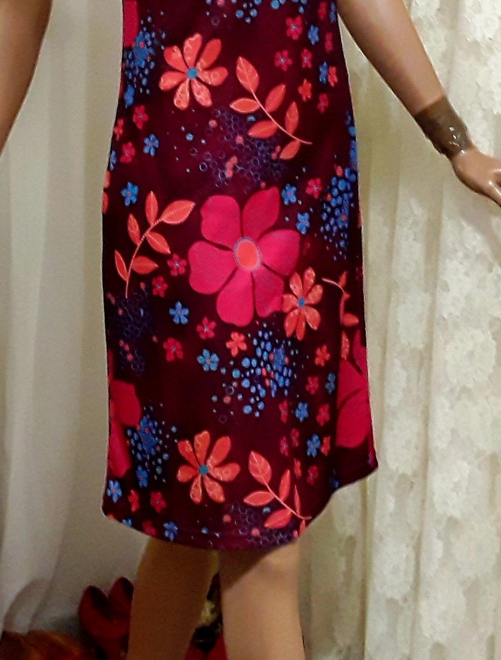 blumiges Kofferkleid