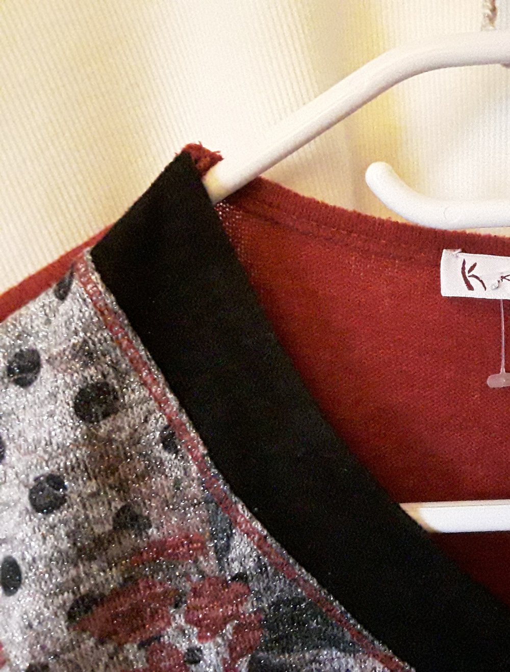 feiner Strick-Pulli im Mustermix