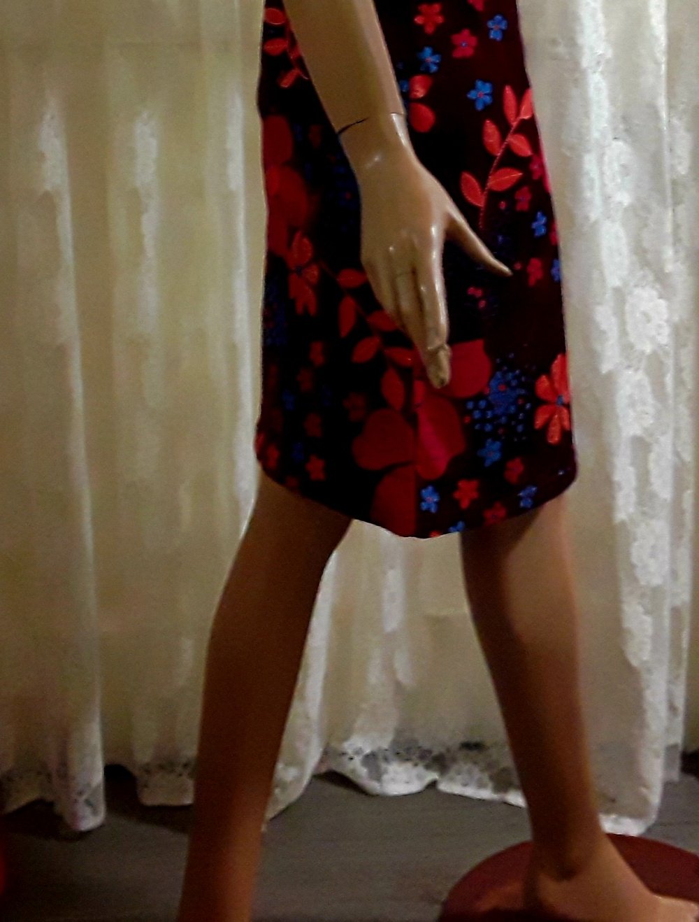 blumiges Kofferkleid