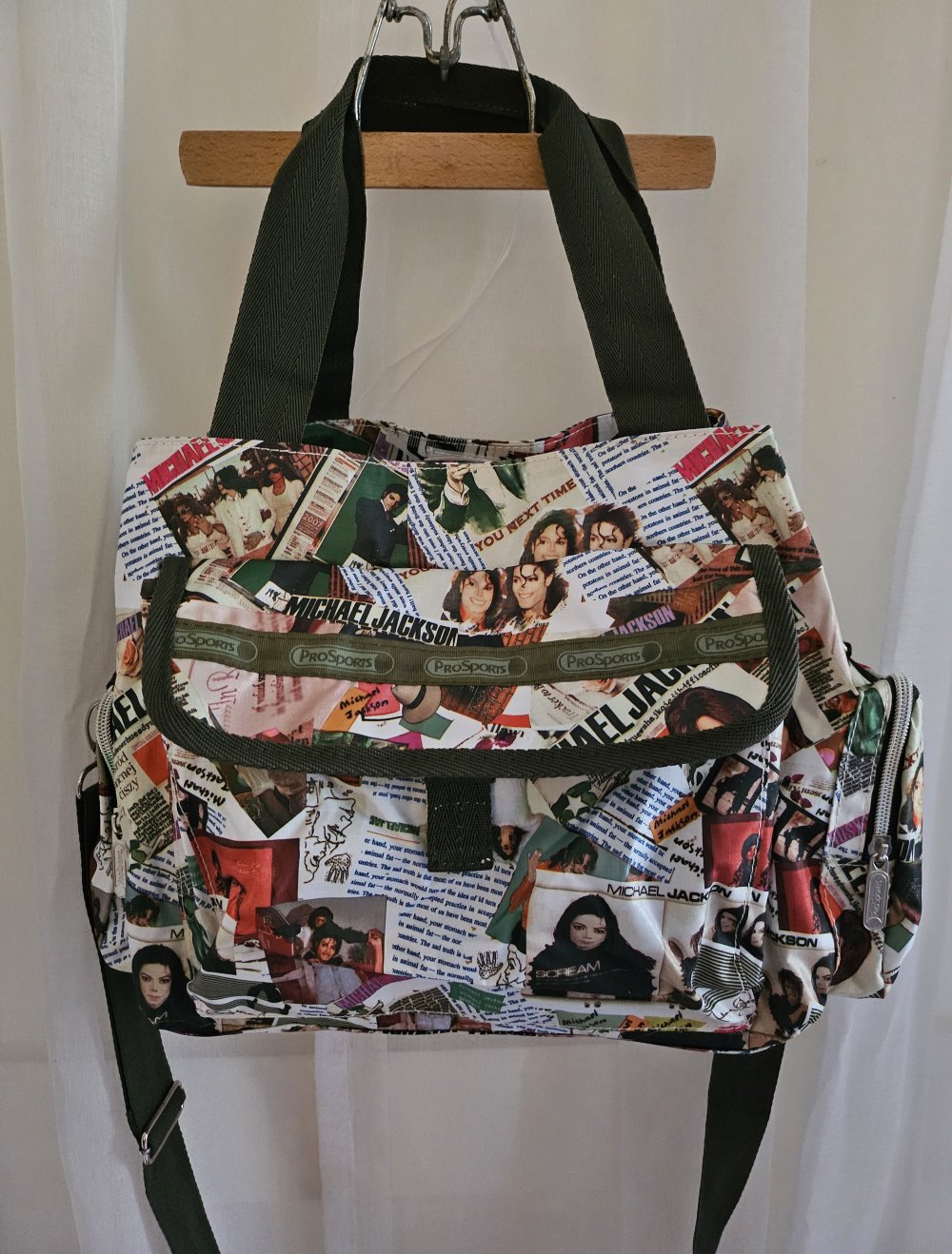 Umhängetasche mit Michael Jackson Print