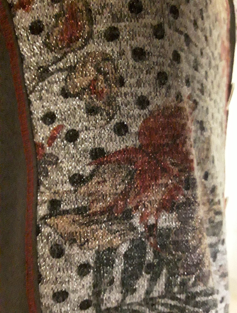 feiner Strick-Pulli im Mustermix