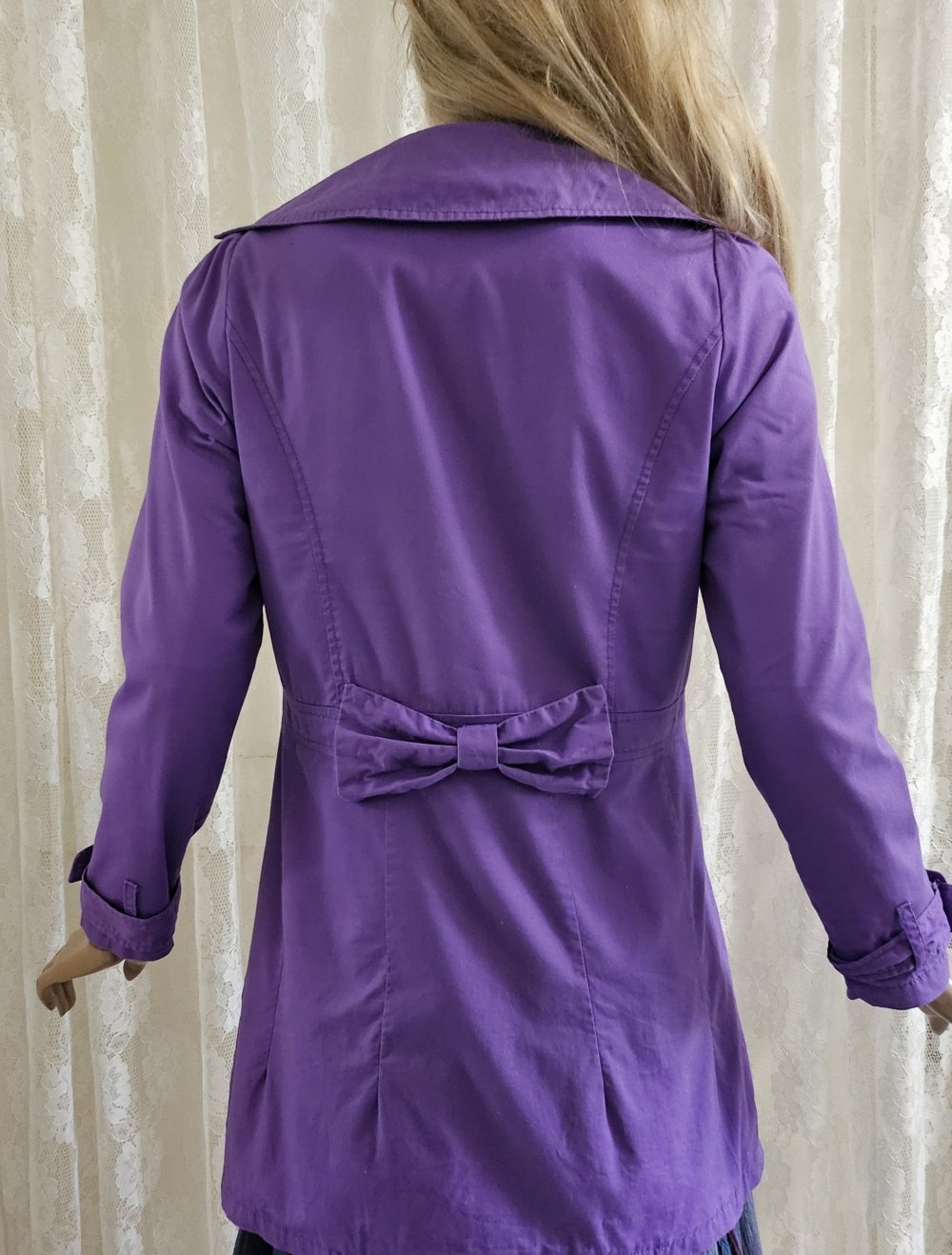 lila Trench-coat