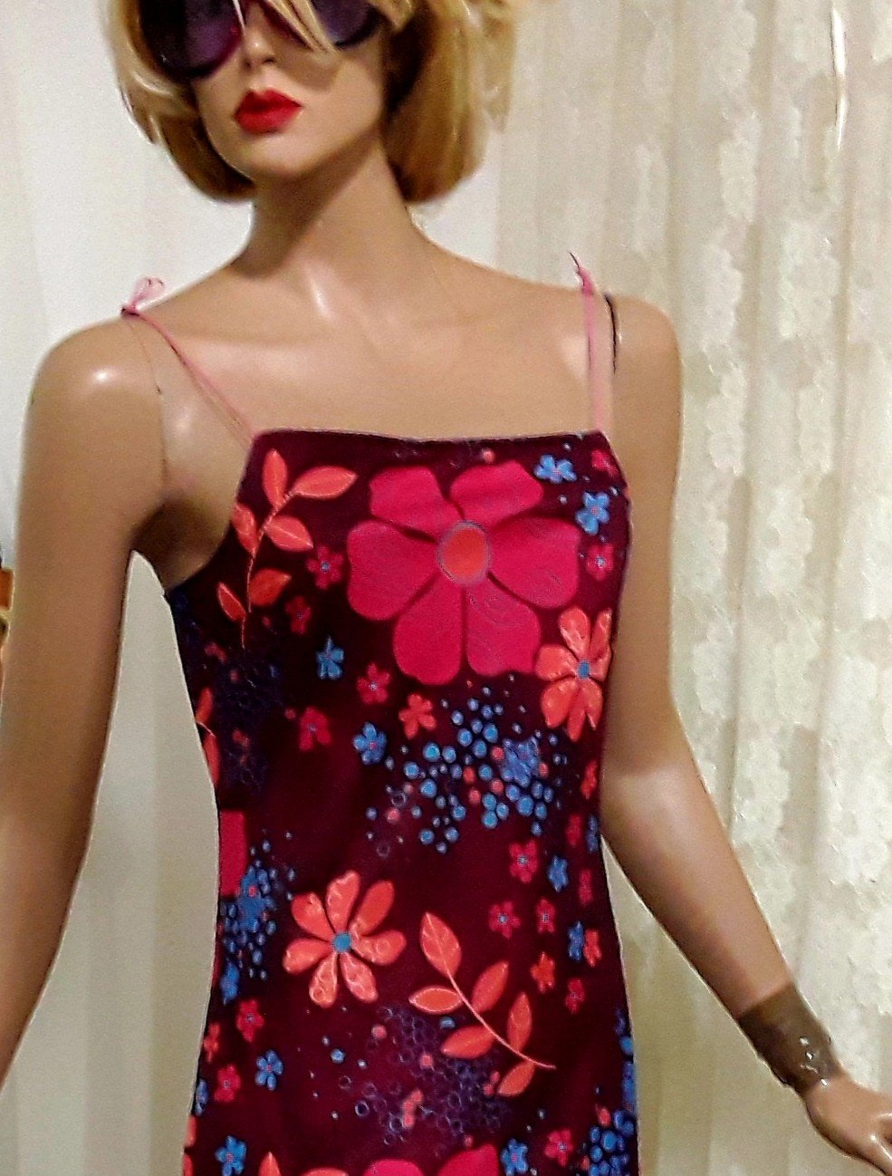 blumiges Kofferkleid