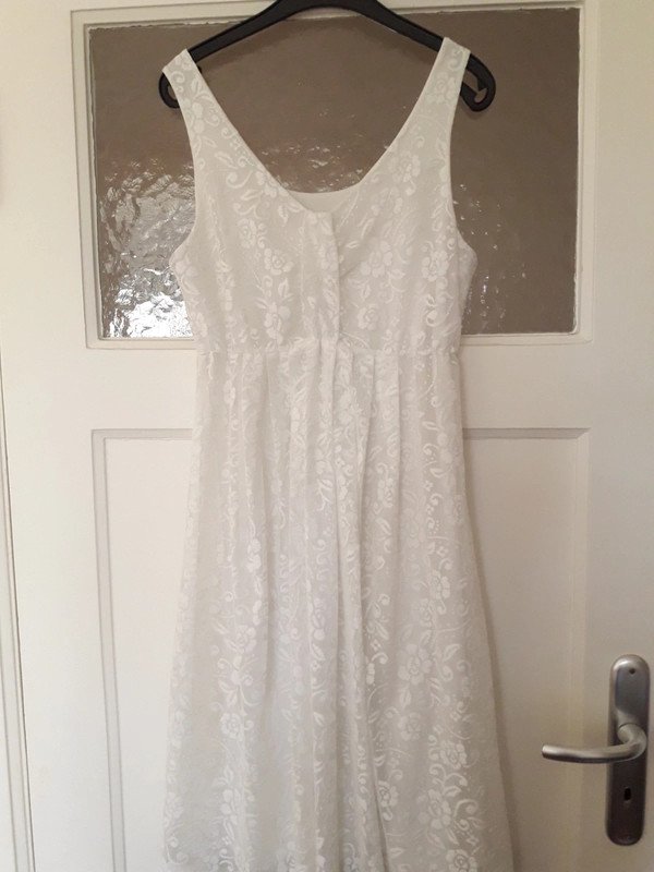 Kleid Spitzenkleid Weiß Spitze Sommerkleid