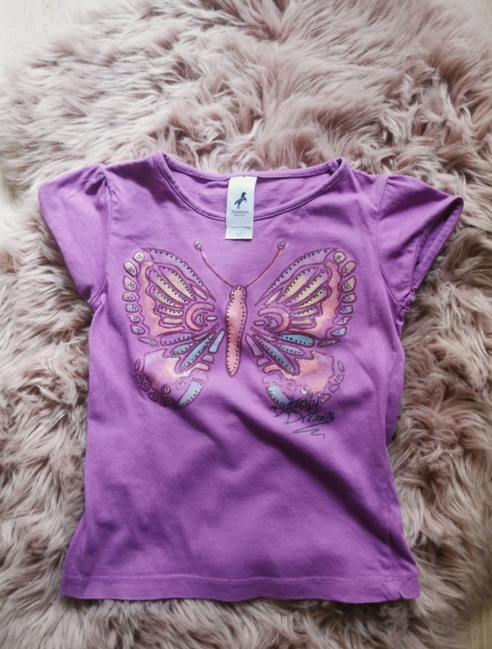 T Shirt Lila Schmetterling 110 Palomino