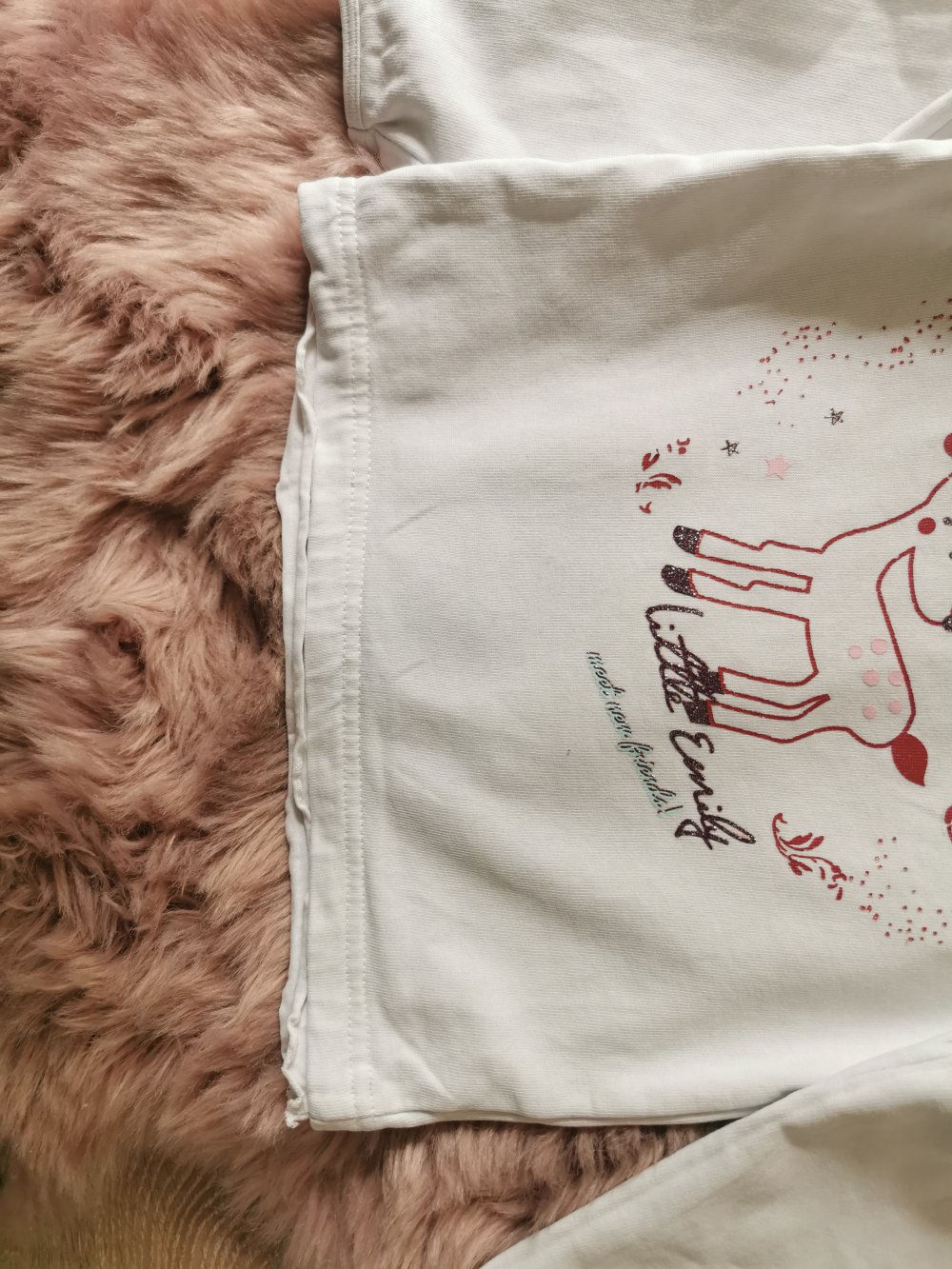 Pullover mit Reh gr 110 
