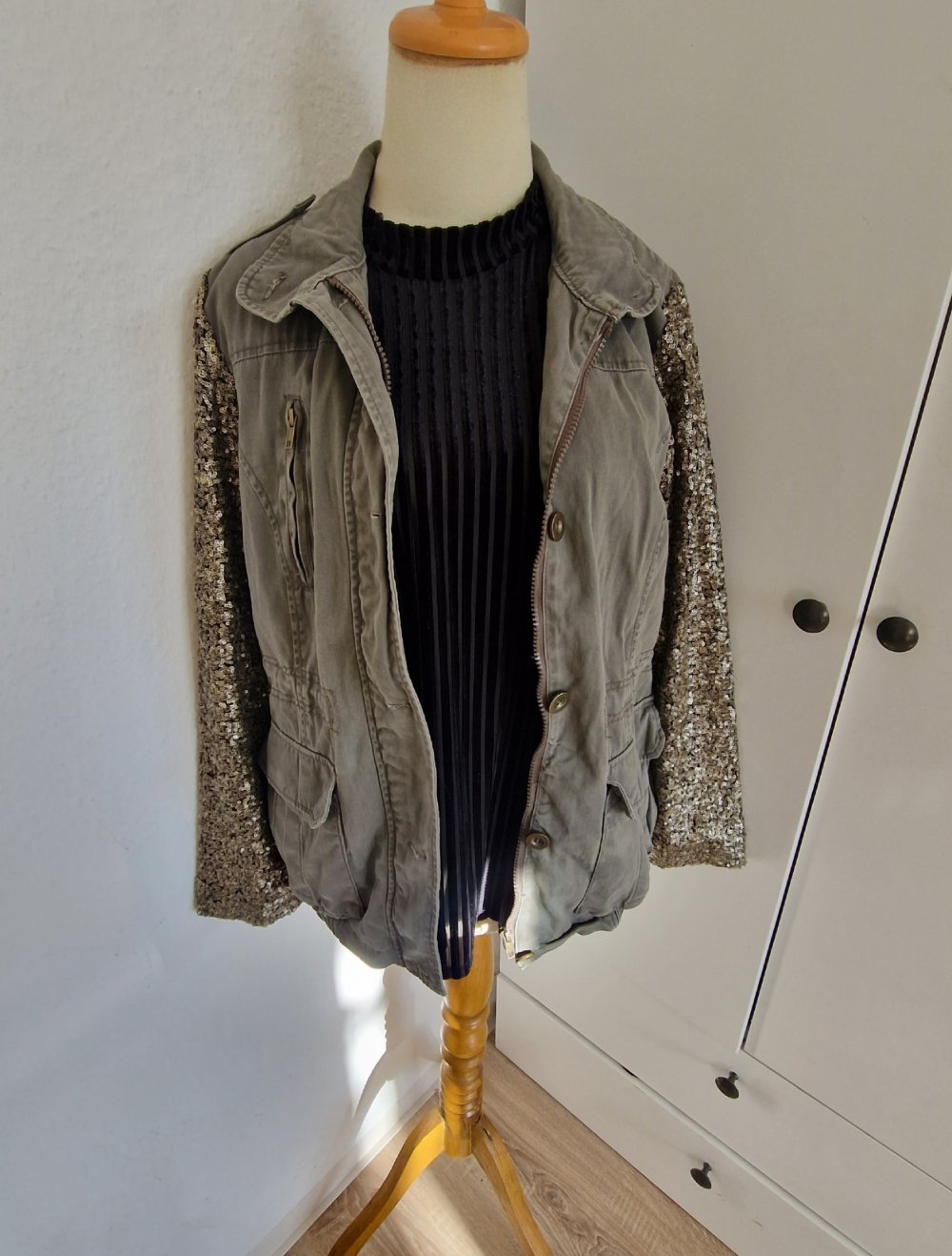 Jacke Pailletten Atmosphere gr 36