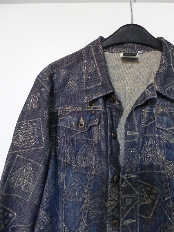 Tolle Jeans Jacke mit Gold