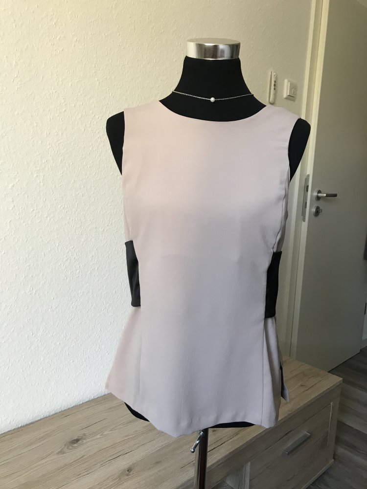 Blusentop taupe, Gr.38/gern Tausch in Gr. 40