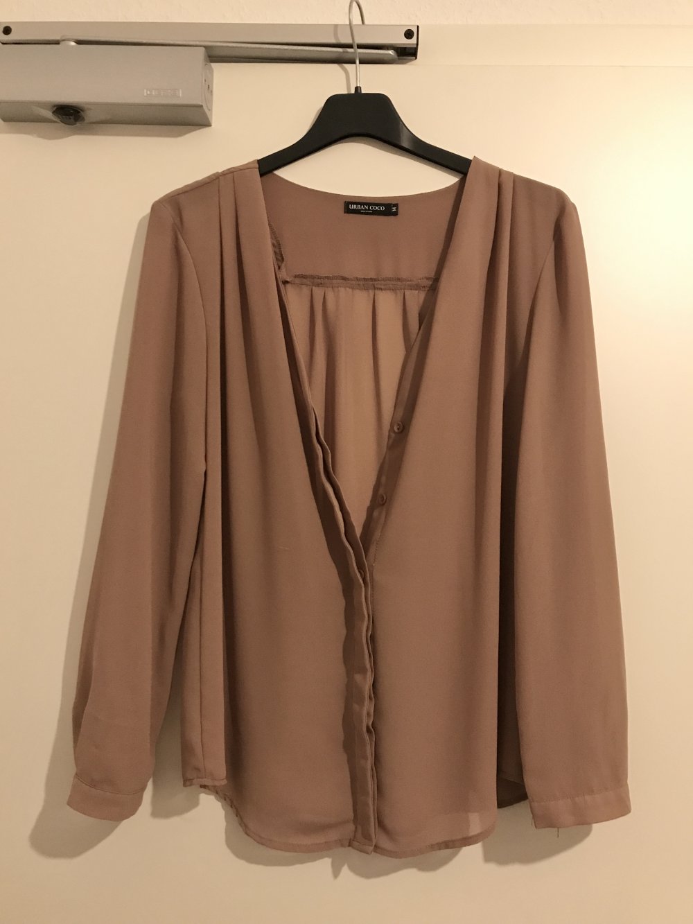 Chiffonbluse rostfarben 