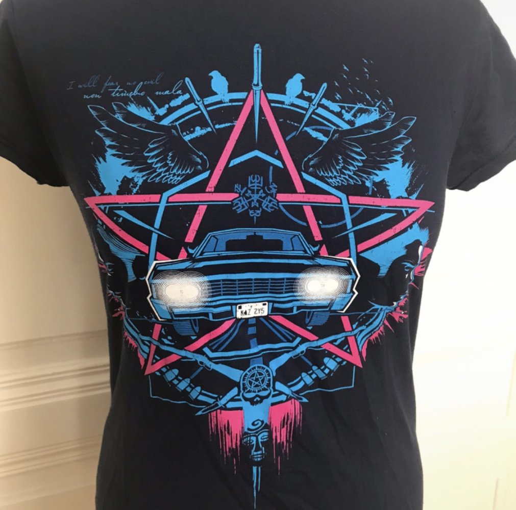 Qwertee-Shirt Supernatural, Ladies M wie S