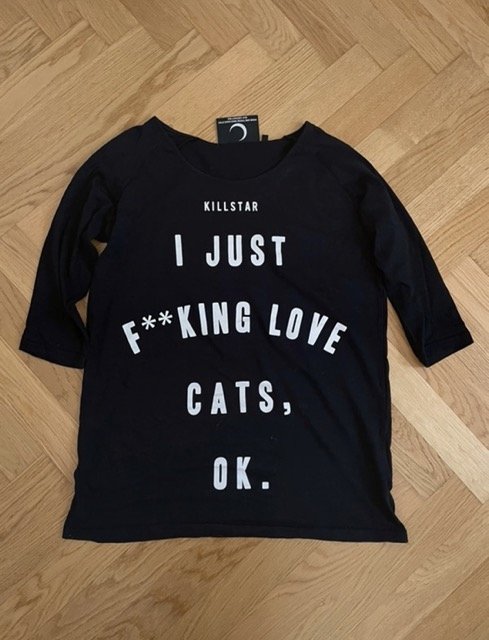 Catlover Shirt von Killstar, Gr. S