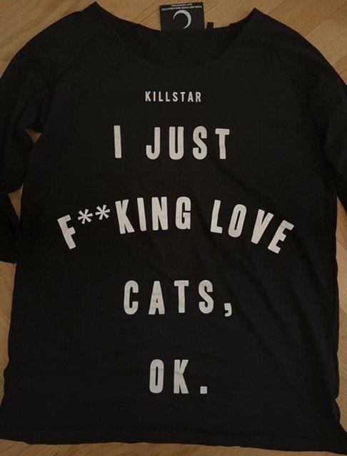 Catlover Shirt von Killstar, Gr. S