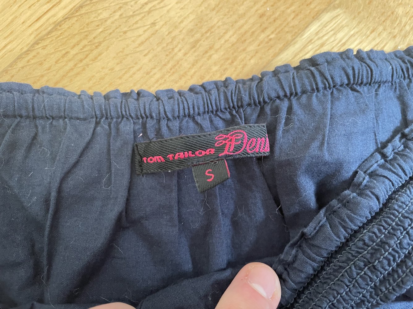 Minirock mit Rüschensaum von Tom Tailor Denim, Gr. S