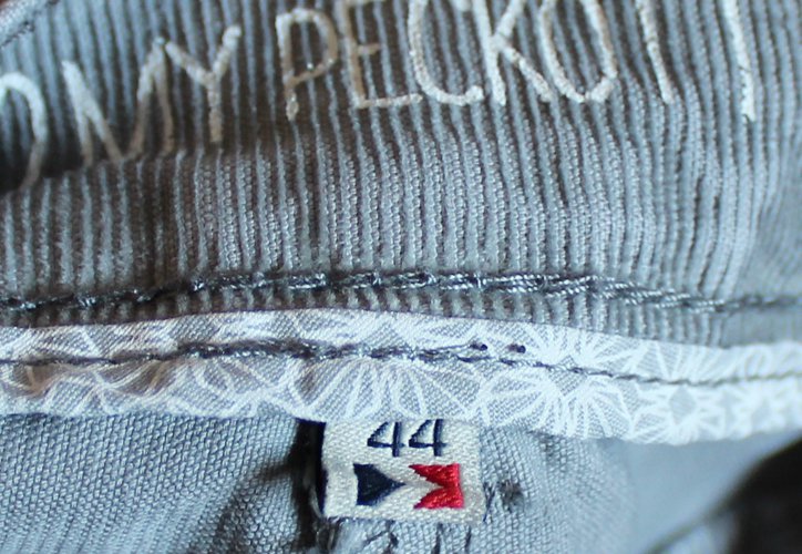 Hellgraue Cordhose Gr. 44