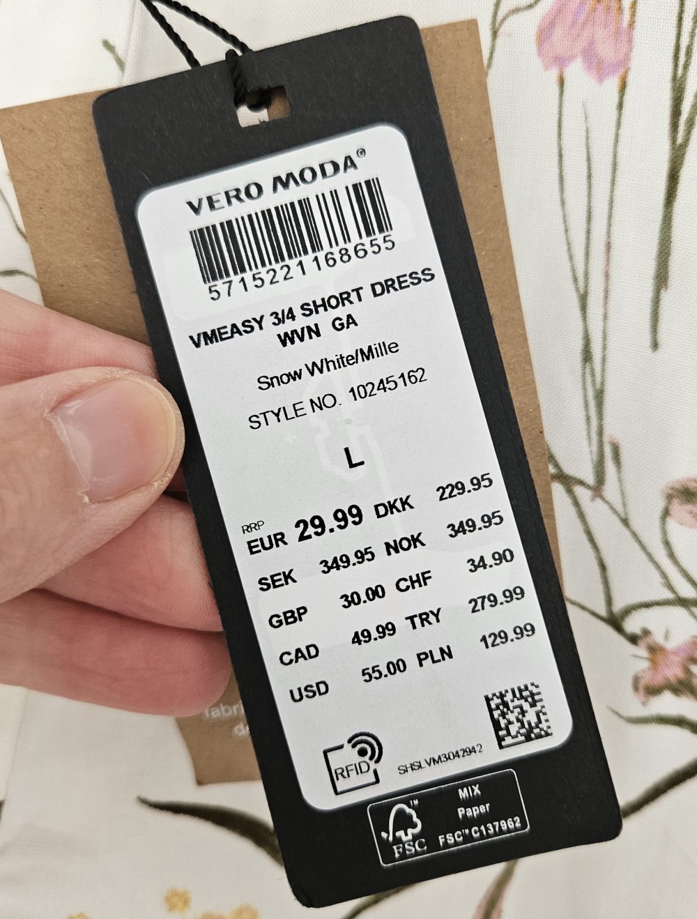 Vero Moda Gr.L Kleid, Tunikakleid