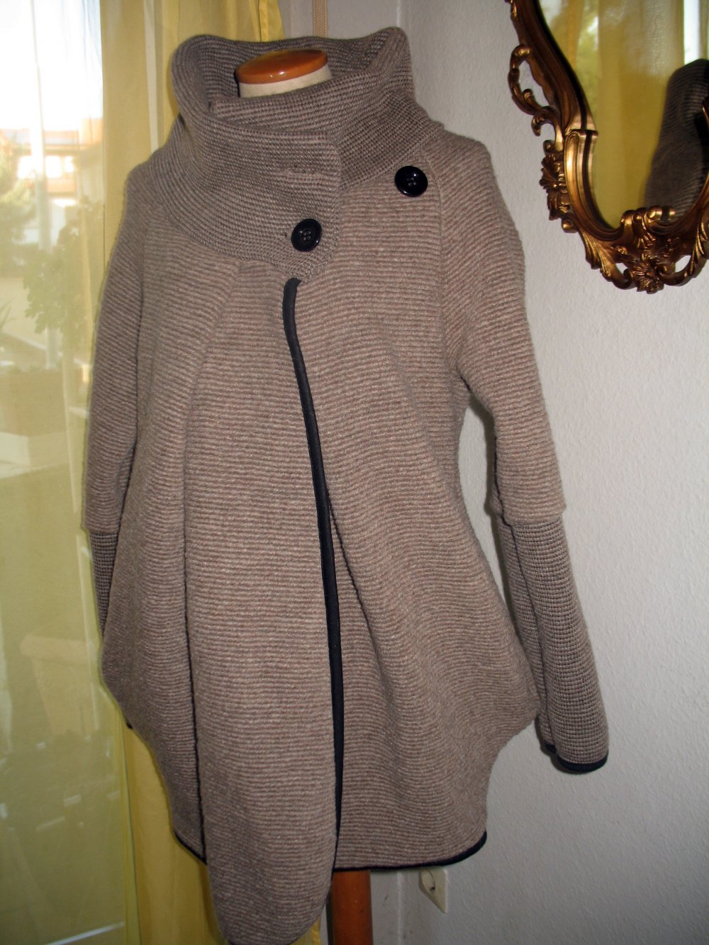 WollJacke Halbmantel
