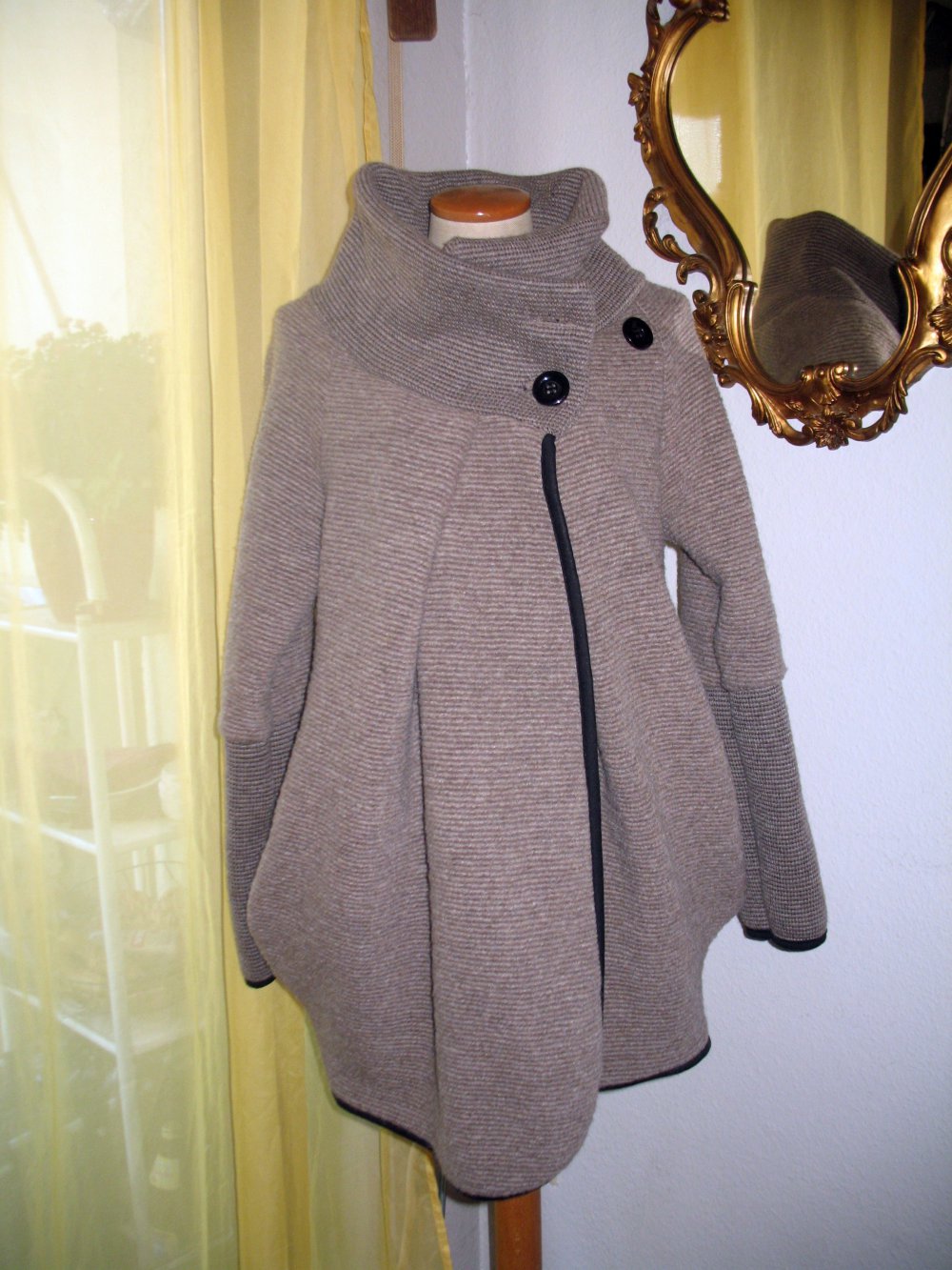 WollJacke Halbmantel