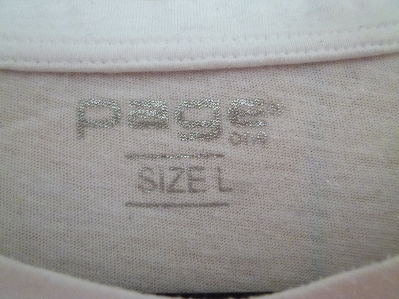 Kurzes weißes  T-Shirt 
