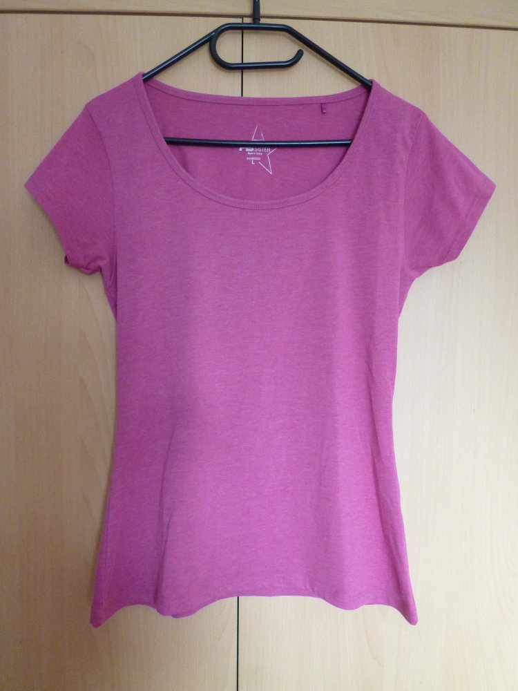 Pinkes T-Shirt, Größe L