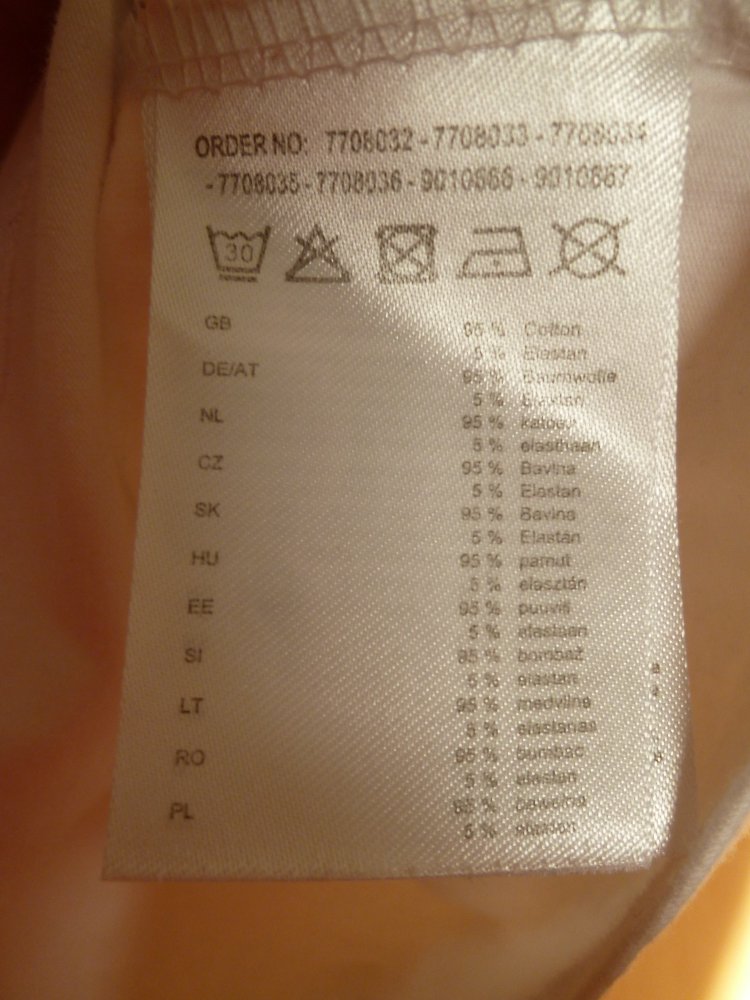 Weißes T-Shirt, Größe M