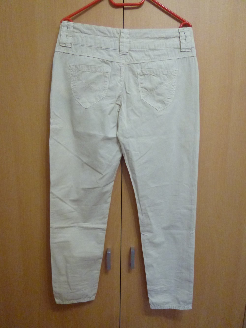 Helle beige lange Hose Größe 40 Tally Weijl 