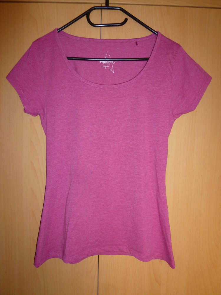 Pinkes T-Shirt, Größe L