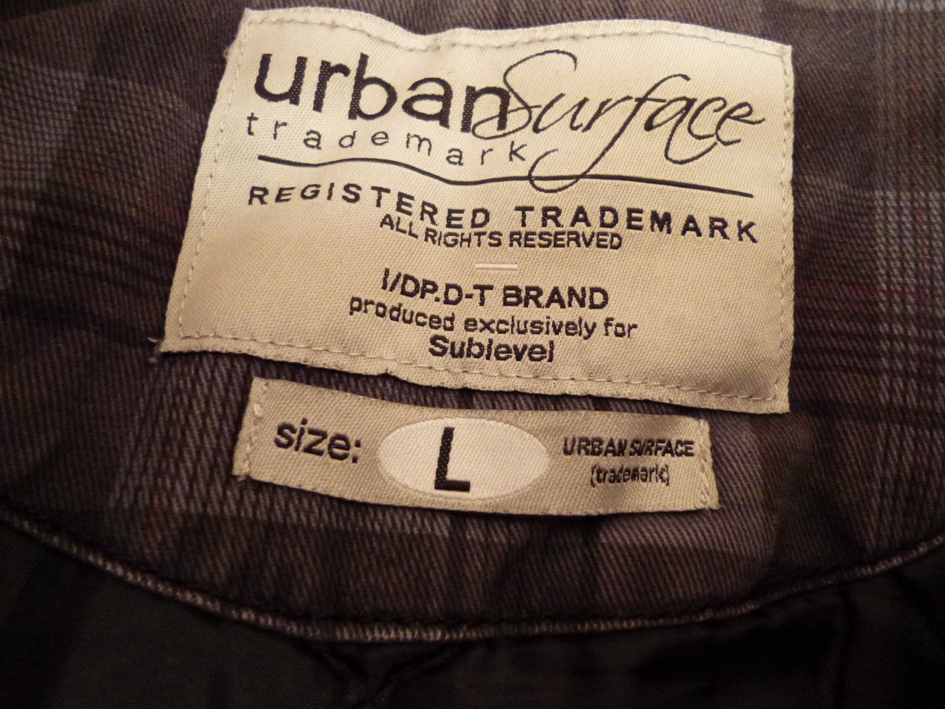 Graue Winterjacke, Größe L