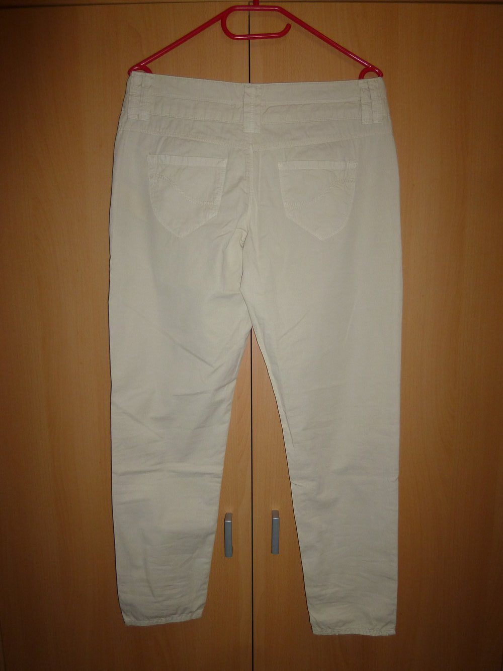 Helle beige lange Hose Größe 40 Tally Weijl 