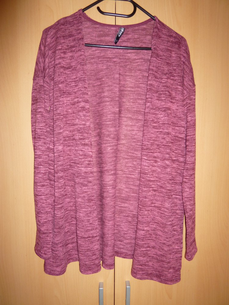 Pinker Cardigan, Größe M
