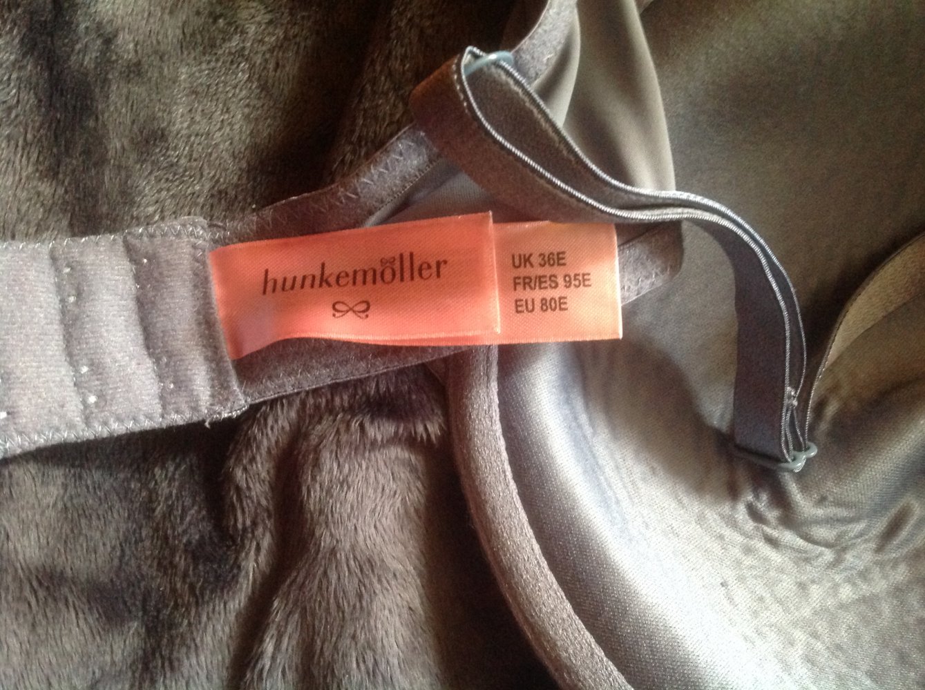 Grau Blauer BH Hunkemöller 80E