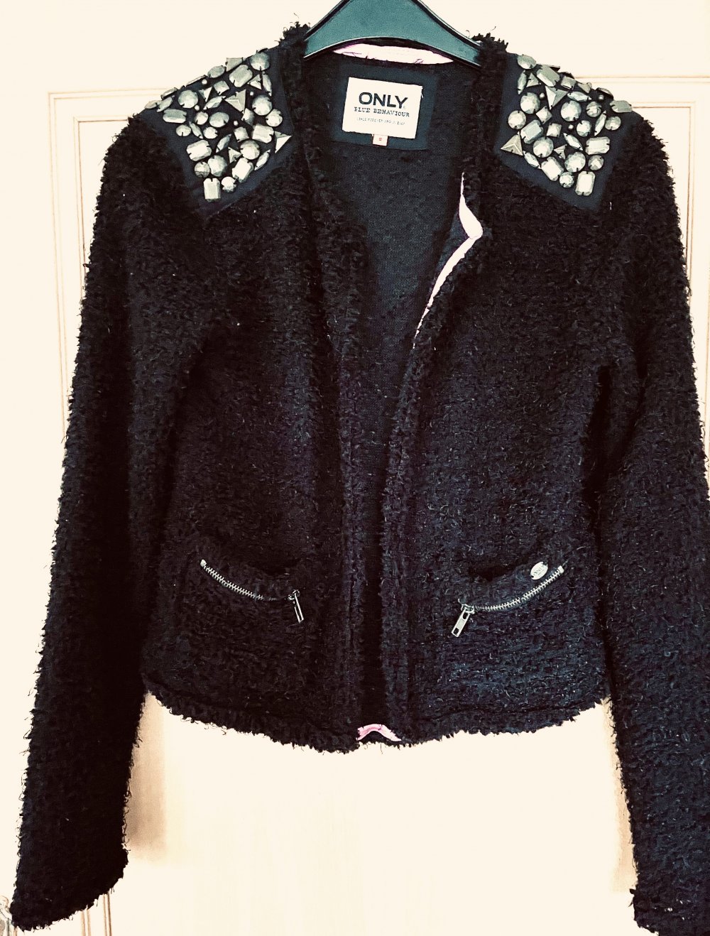Only Boucle Jacke Gr.S