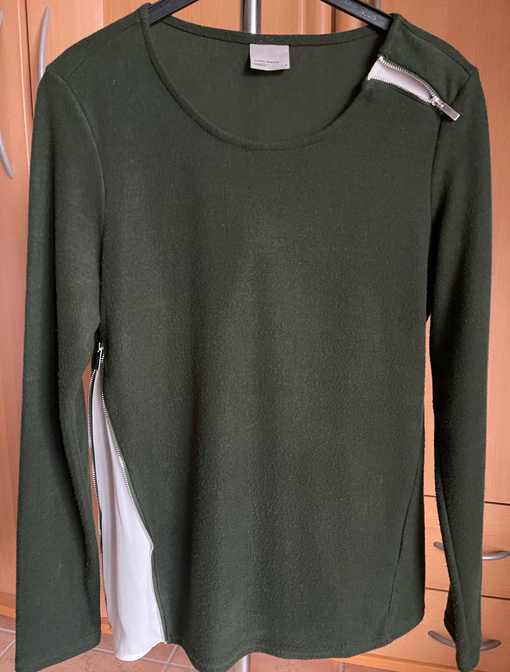 Vero Moda Pullover mit Chiffon Gr. M