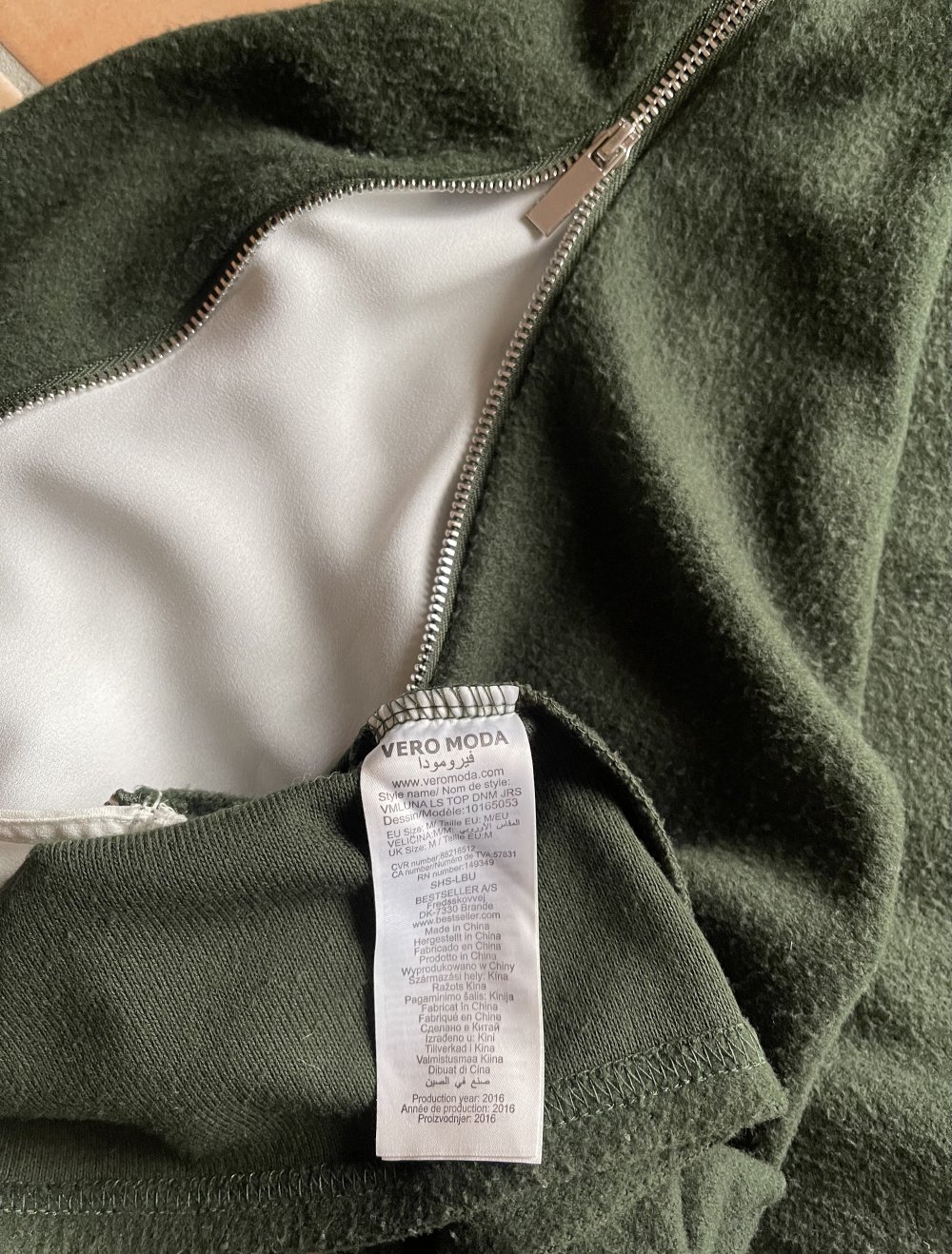 Vero Moda Pullover mit Chiffon Gr. M