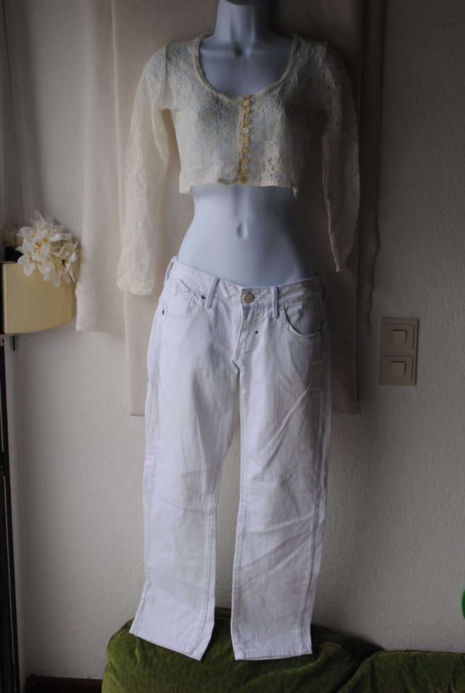 G-Star Jeans weiss kurzform 7/8 Jeans W29