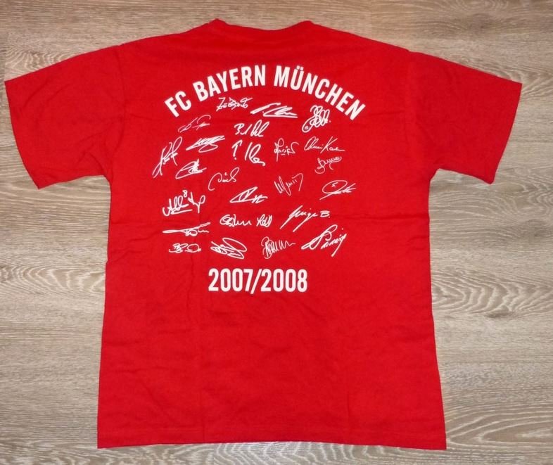 T-Shirt FC Bayern, Größe L, rot 