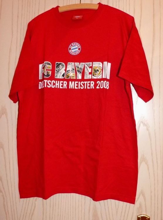 T-Shirt FC Bayern, Größe L, rot 