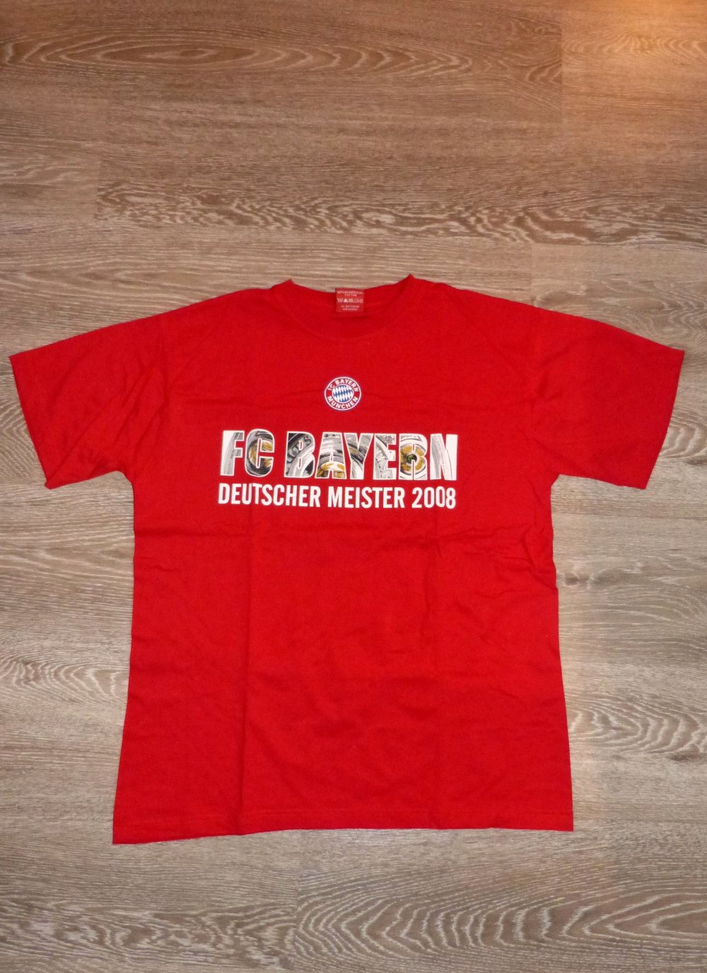 T-Shirt FC Bayern, Größe L, rot 